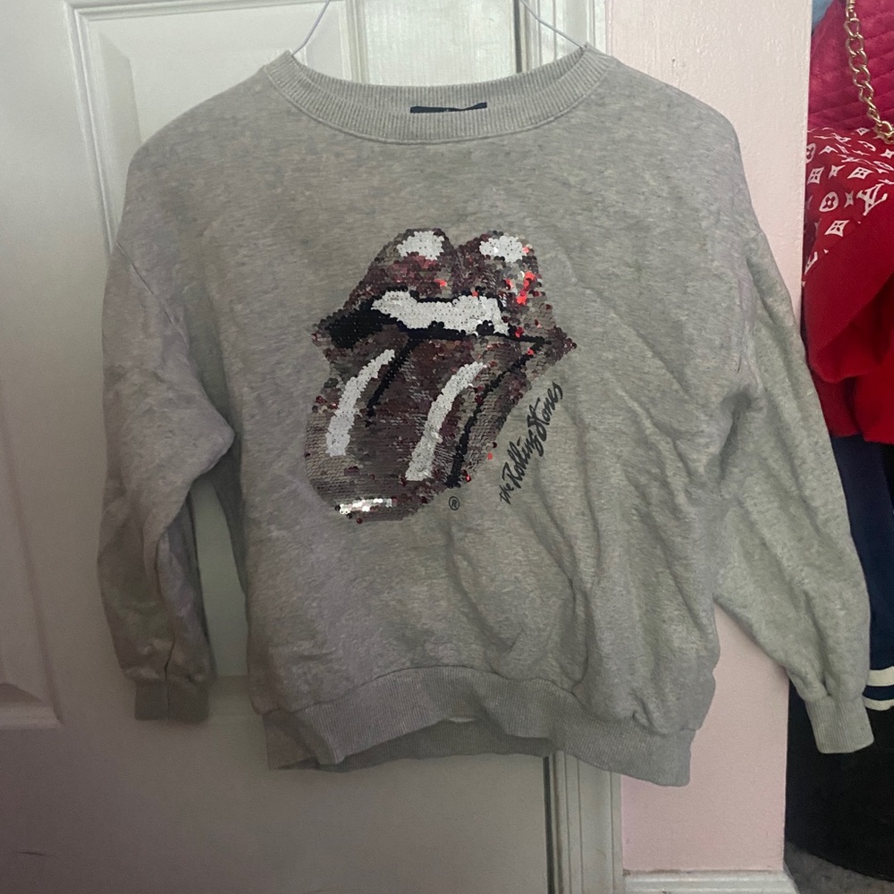 ZARA Girls Rolling Stone Sweatshirt (Discontinued)